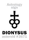 Astrology: asteroid DIONYSUS