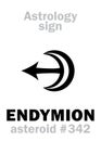 Astrology: asteroid ENDYMION