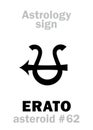 Astrology: asteroid ERATO