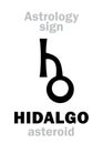 Astrology: asteroid HIDALGO