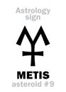 Astrology: asteroid METIS