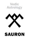 Astrology: astral planet SAURON