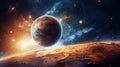 Astrology astronomy earth outer space solar system. AI Generative Royalty Free Stock Photo