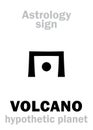 Astrology: circumsolar planet VOLCANO (Vulcan)