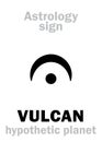 Astrology: circumsolar planet VULCAN