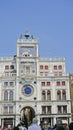 Astrology clock on the side of St. Marco square Royalty Free Stock Photo