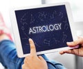 Astrology Comet Constellation Fantasy Galaxy Concept Royalty Free Stock Photo