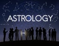 Astrology Comet Constellation Fantasy Galaxy Concept Royalty Free Stock Photo