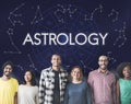 Astrology Comet Constellation Fantasy Galaxy Concept Royalty Free Stock Photo