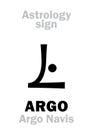 Astrology: constellation ARGO (Argo Navis)