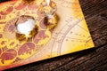 Astrology with crystals Royalty Free Stock Photo