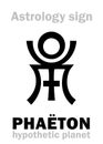 Astrology: destroyed planet PHAÃâ¹TON