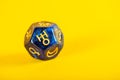 Astrology Dice with symbol of the planet Uranus Royalty Free Stock Photo