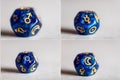 Astrology Dice with symbol of the planets