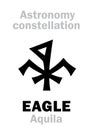 Astrology: EAGLE (Aquila) constellation