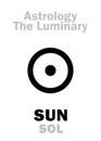 Astrology: Luminary SUN (SOL)