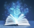Astrology magic book Royalty Free Stock Photo