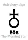 Astrology: the morning star EOS (Aurora)