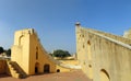 Old astrology observatory in Jaipur India Royalty Free Stock Photo