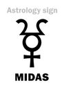 Astrology: planet MIDAS