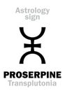 Astrology: planet PROSERPINE