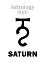 Astrology: planet SATURN