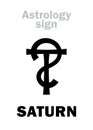 Astrology: planet SATURN