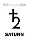 Astrology: planet SATURN