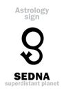 Astrology: planet SEDNA