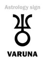 Astrology: planetoid VARUNA