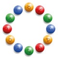 Astrology Radix Symbols Circle Balls