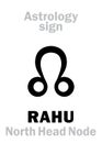 Astrology: RAHU (Caput Draconis)