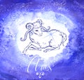 Astrology sign Aries Royalty Free Stock Photo