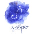 Astrology sign Scorpio Royalty Free Stock Photo