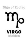 Astrology: Sign of Zodiac VIRGO (The Maiden)