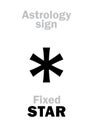 Astrology: STAR fixed