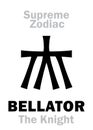 Astrology: Supreme Zodiac: BELLATOR (The Warrior / The Knight) = Hercules