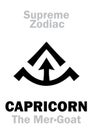 Astrology: Supreme Zodiac: CAPRICORNUS (The Mer-Goat / The Sea-Goat)