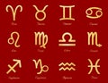 Astrology Symbols Royalty Free Stock Photo