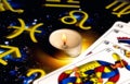 Astrology and tarots Royalty Free Stock Photo