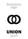 Astrology: UNION (join)