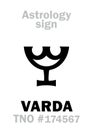 Astrology: VARDA (trans-neptunian object)