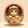 Astronaut Adventure: Floating Feline Fun!