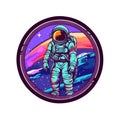 astronaut artemis project for sticker print element