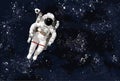 Astronaut. Bruce McCandless II. First person to make an untethered spacewalk. Royalty Free Stock Photo