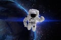 Astronaut. Elements of this image furnished by NASA. Royalty Free Stock Photo