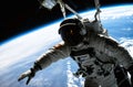 An astronaut escapes from Earth\'s orbit