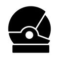 Astronaut glyph flat vector icon