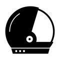 Astronaut Glyph Style vector icon which can easily modify or edit