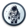 Astronaut Icon. Generative ai